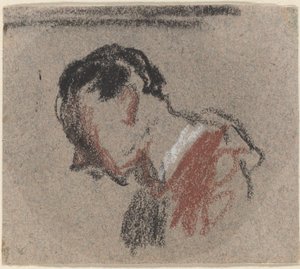 Bir Adamın Başı by Honoré Daumier