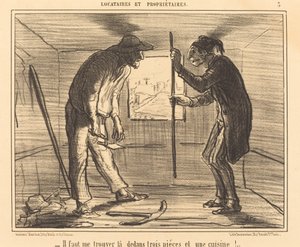 Beni bulmalısın... üç oda... by Honoré Daumier