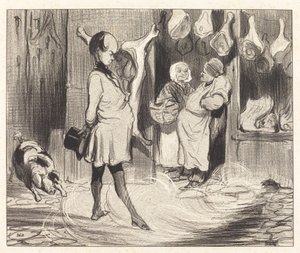 Büyük bir şairin seyahat izlenimleri by Honoré Daumier