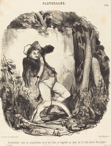 Sahibi için dezavantaj... by Honoré Daumier