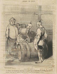 Çin endüstrisi by Honoré Daumier