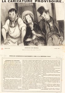 Bir omnibüsün içi by Honoré Daumier