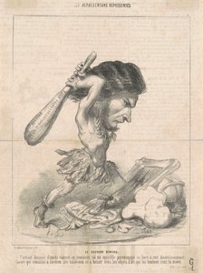 J. Martial Bineau (2. Plaka) by Honoré Daumier