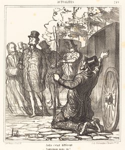 eskiden farklıydı by Honoré Daumier