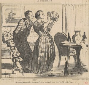 Kendimi övmeden söyleyebilirim sanırım... by Honoré Daumier