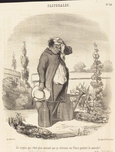 Bundan daha eğlenceli olduğunu düşündüm... by Honoré Daumier