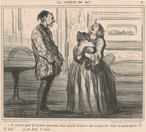 Benim için ölümden korkmuyorum... by Honoré Daumier