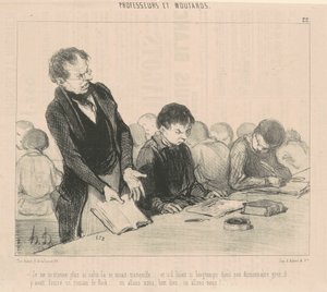 Bu kişi sessiz olmaya çalışırsa artık şaşırmıyorum... by Honoré Daumier
