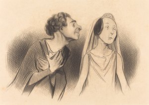 Her zamankinden daha çok aşık oluyorum... by Honoré Daumier