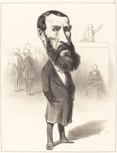 Jean Louis Greppo by Honoré Daumier