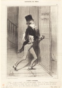İş Temsilcisi by Honoré Daumier