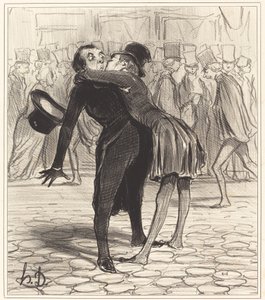 üniversite arkadaşı by Honoré Daumier