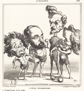 Parlamento Arenası by Honoré Daumier