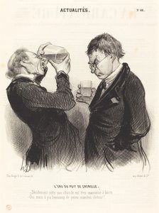 Grenelle kuyusundan su by Honoré Daumier