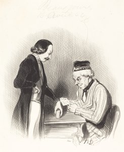 Tek bilet indirimi by Honoré Daumier