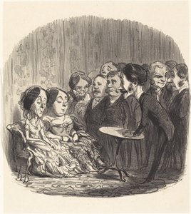 poltergeist by Honoré Daumier