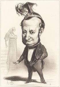 L.F. Raymond Wolowski by Honoré Daumier
