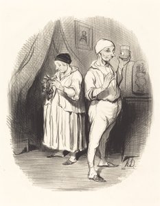 ustanın gözü by Honoré Daumier
