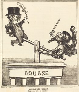 Siyasi dalgalanma... by Honoré Daumier