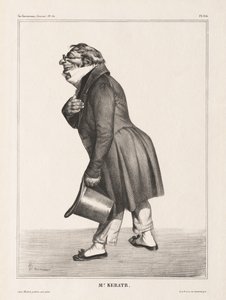 La Karikatür, Levha 314, Comte de. Keratri by Honoré Daumier
