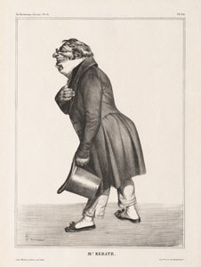 La Karikatür, Pl. 314, İlçe Keratry, 1833. by Honoré Daumier