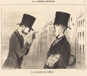 terzi buluşması by Honoré Daumier