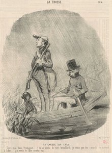 Suda avlanmak by Honoré Daumier