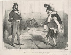 Mahkeme hizmet verir, hüküm vermez! by Honoré Daumier