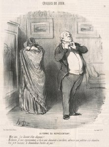 Temsilcinin karısı by Honoré Daumier