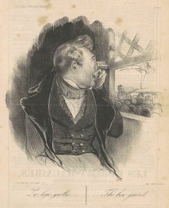ızgara loca by Honoré Daumier