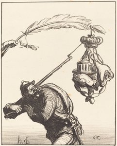ne pahasına olursa olsun barış by Honoré Daumier