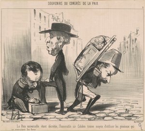 Evrensel barış kararlaştırılıyor... by Honoré Daumier