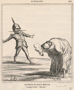 Birdirbir parçası by Honoré Daumier