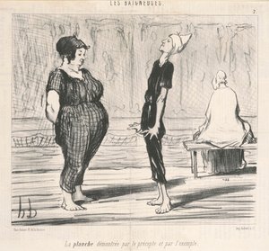 Kurul, kurala göre göstermek için... by Honoré Daumier