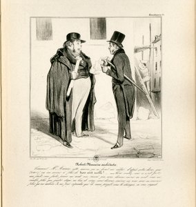 Le Charivari, Siyah Beyaz Hiciv by Honoré Daumier