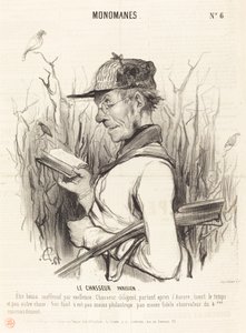 Parisli Avcı by Honoré Daumier