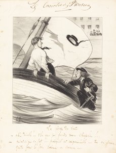 Rüzgar Rüzgarı by Honoré Daumier