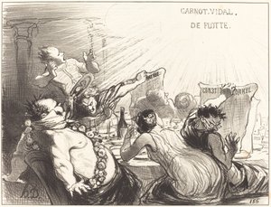 Baltazar-Véron Bayramı by Honoré Daumier
