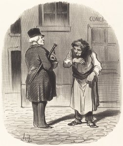 yılbaşı by Honoré Daumier
