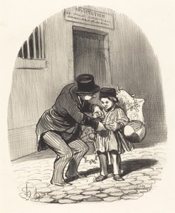 gün dışarı by Honoré Daumier