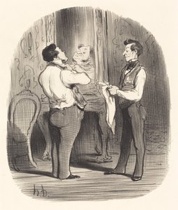Bir fetih yapmanın geldiği gün by Honoré Daumier