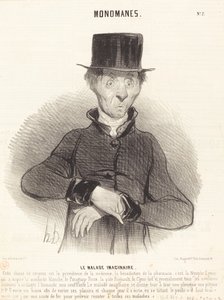 hayali hasta by Honoré Daumier