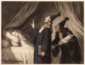 hayali hasta by Honoré Daumier