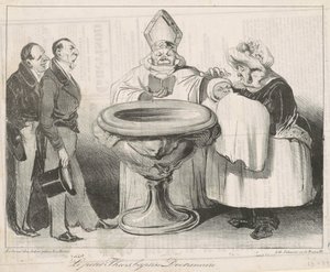 Le Petit Thiers, Vaftiz Edilmiş Doktriner by Honoré Daumier