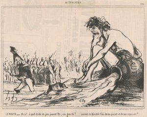 Le Pruth by Honoré Daumier