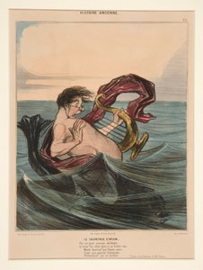 Kurtarma D by Honoré Daumier