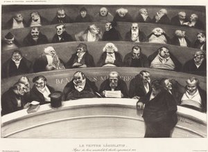 Yasama Karnı by Honoré Daumier