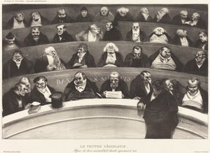 Yasama Karnı by Honoré Daumier