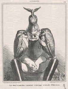 İki büyük dük anlatıyor ...Inkermann by Honoré Daumier