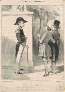 Tuileries Bahçesi by Honoré Daumier